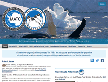 Tablet Screenshot of iaato.org